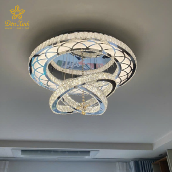 Đèn Ốp Trần Pha Lê 393/800