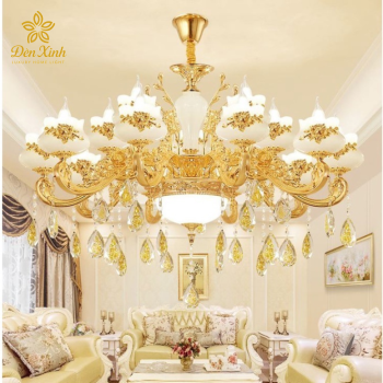Đèn Chùm Pha Lê Tân Cổ Điển 6005/15