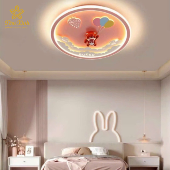Đèn Ốp Trần Trẻ Em Gấu Mica