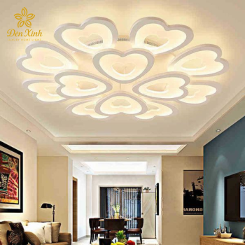 Đèn ốp Trần 12 Cánh Tim