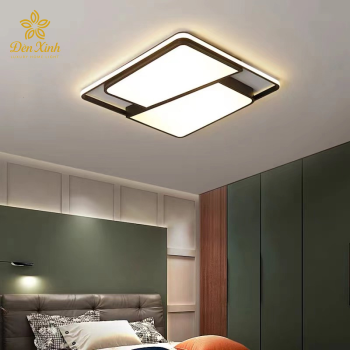 Đèn Ốp Trần Chữ Nhật Trắng Đen 578/500