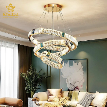 Đèn Thả Pha Lê 3 Vòng 219/357