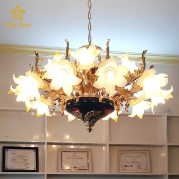 Đèn Chùm Pha Lê Tân Cổ Điển 815/15