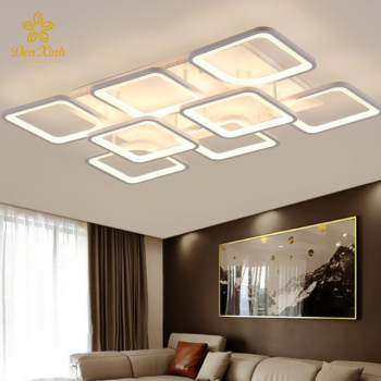 Đèn Ốp Trần 8 Cánh Chữ Nhật 1000