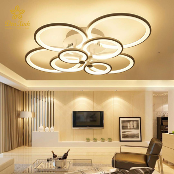 Đèn Ốp Trần 8 Cánh Tròn 800