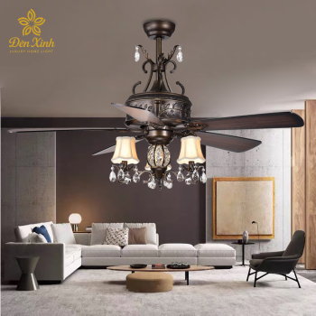 Quạt Đèn Trang Trí QDT42055