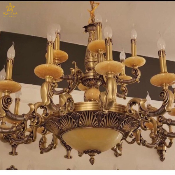 Đèn Chùm Tân Cổ Điển Đồng 816/18