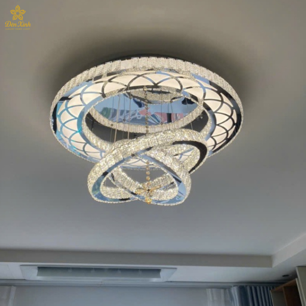 Đèn Ốp Trần Pha Lê 393
