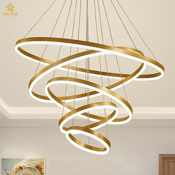 Đèn Thả 5 Vòng Led