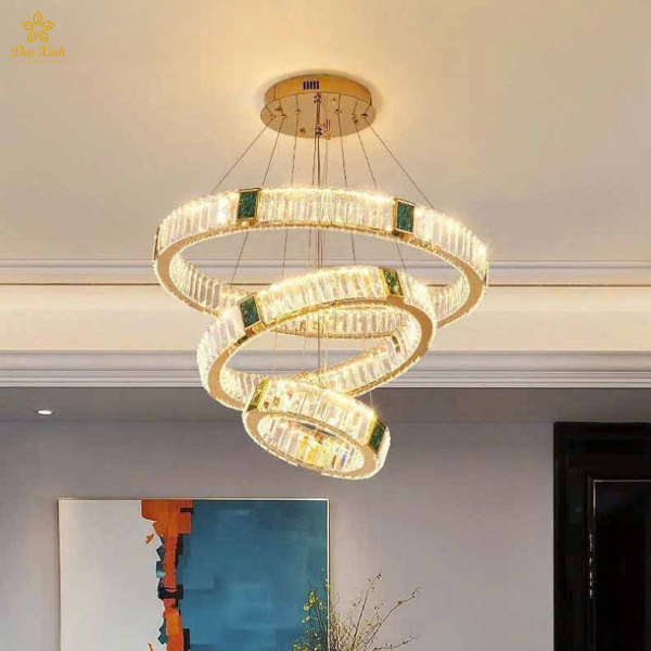 Đèn Thả Pha Lê 3 Vòng 219/357