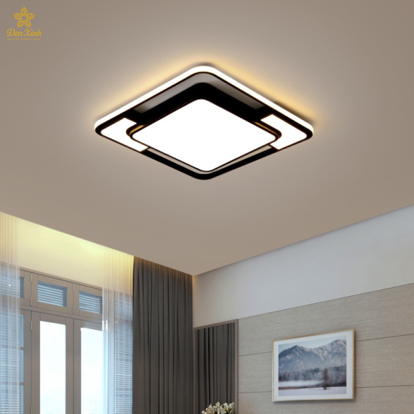 Đèn Ốp Trần Trắng Đen 580/500