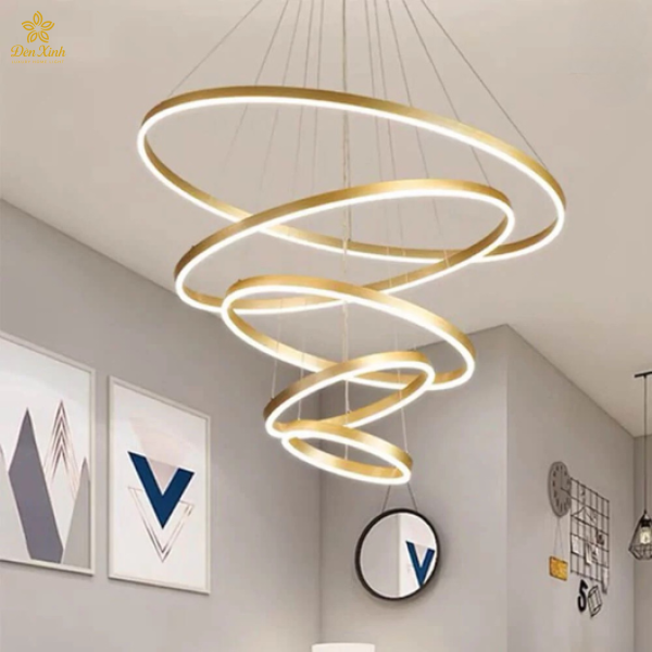 Đèn Thả 5 Vòng Led