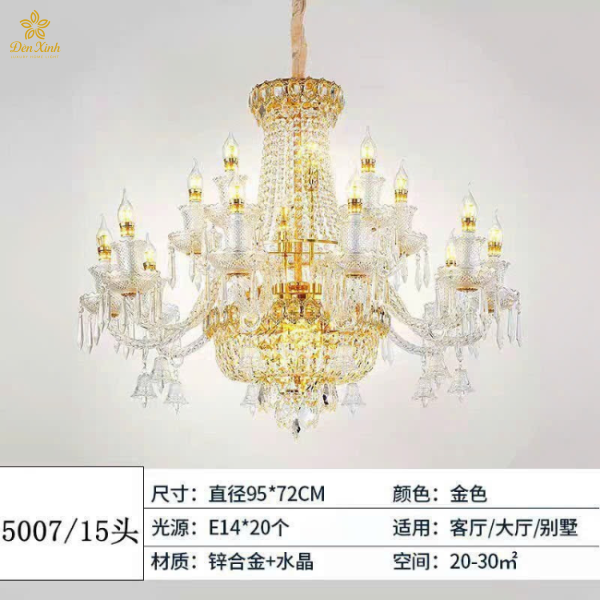 Đèn Chùm Pha Lê 5007/15
