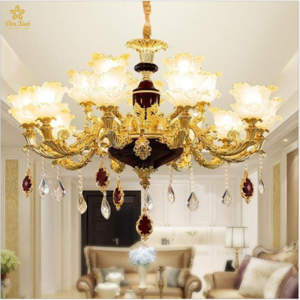 Đèn Chùm Pha Lê Tân Cổ Điển 145