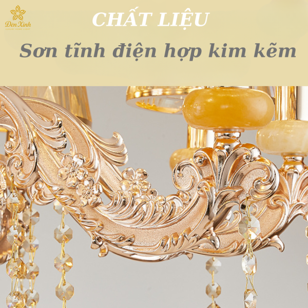 Đèn Chùm Pha Lê Tân Cổ Điển 847