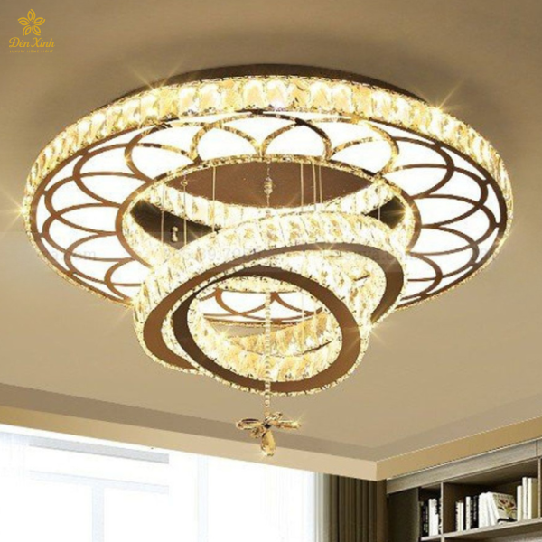 Đèn Ốp Trần Pha Lê 393