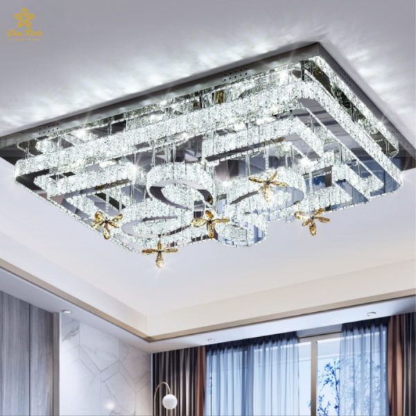 Đèn Ốp Trần Pha Lê 417/800