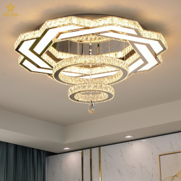 Đèn Ốp Trần Pha Lê 383/800