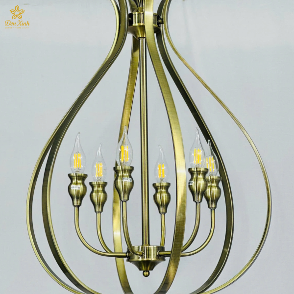 Đèn Thả Đồng TD06