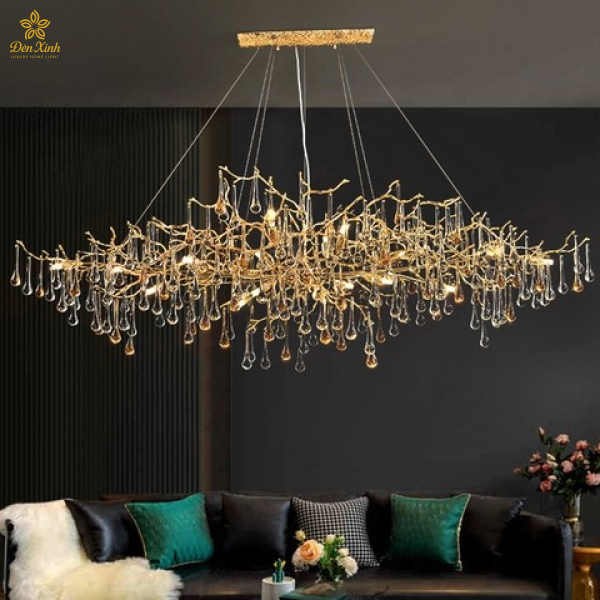Đèn Chùm Pha Lê Giọt Nước 365