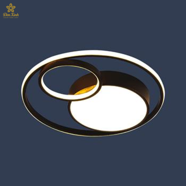 Đèn Ốp Trần Trắng Đen 581/500