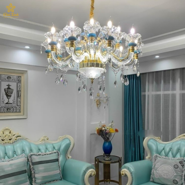 Đèn Chùm Pha Lê Tân Cổ Điển 619