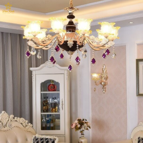 Đèn Chùm Pha Lê Tân Cổ Điển 145