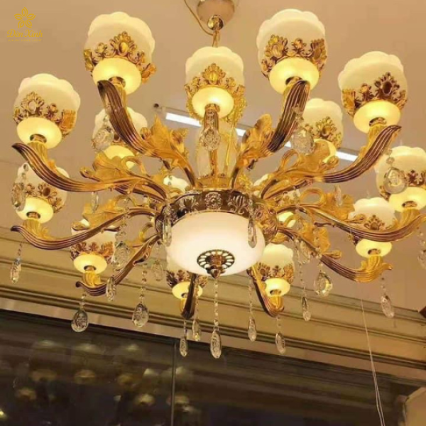 Đèn Chùm Pha Lê Tân Cổ Điển 912/15