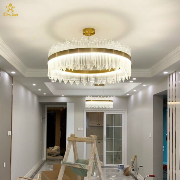 Đèn Thả Pha Lê Vương Miệng 1502