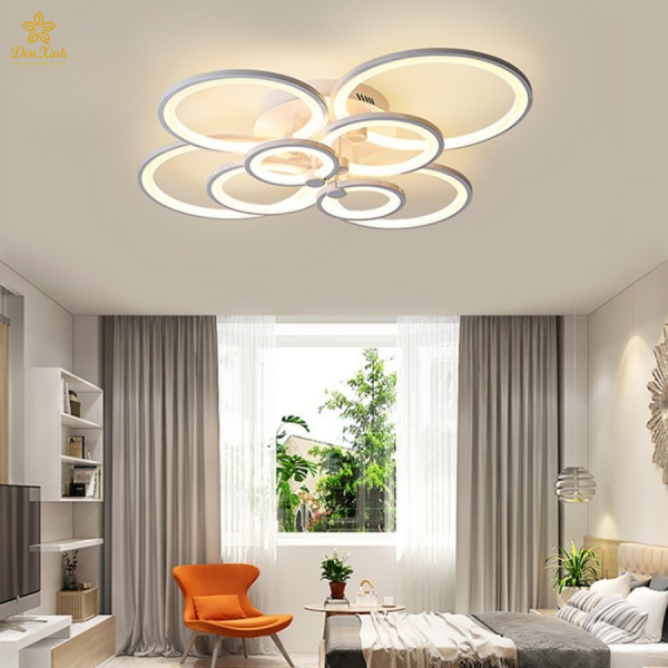Đèn Ốp Trần 8 Cánh Tròn 800