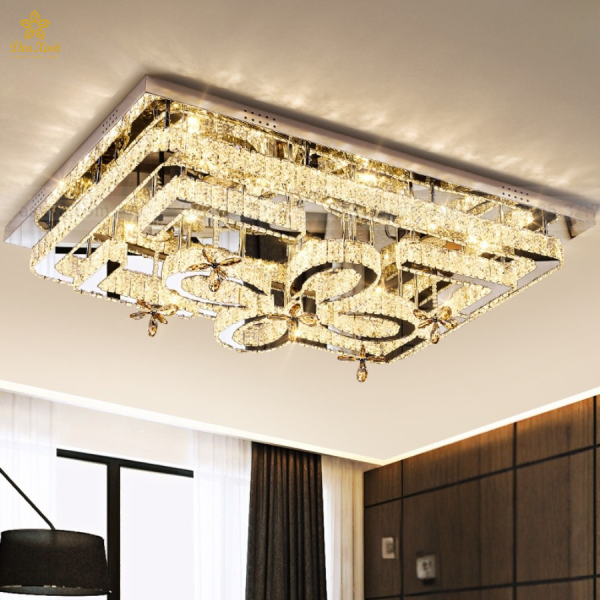 Đèn Ốp Trần Pha Lê 417/800