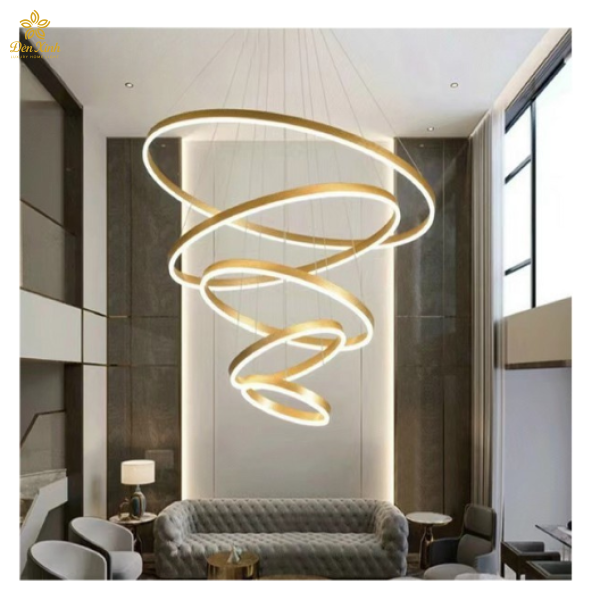 Đèn Thả 5 Vòng Led