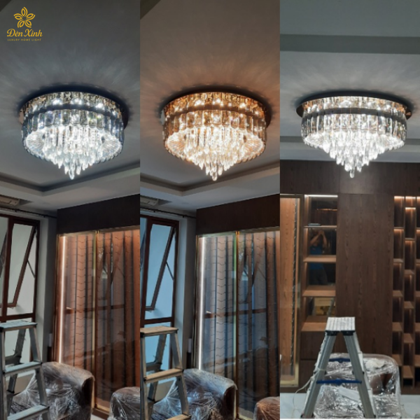 Đèn Ốp Trần Pha Lê OTPL8137