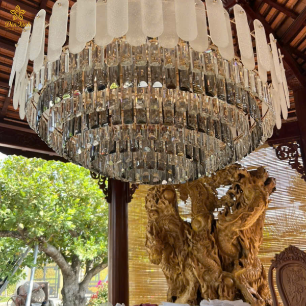 Đèn Ốp Trần Pha Lê OPLH8717
