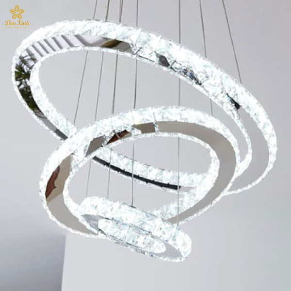 Đèn Thả Pha Lê 3 Vòng 215