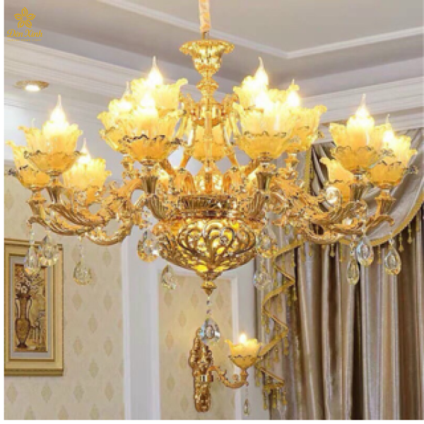 Đèn Chùm Pha Lê Tân Cổ Điển 226/15