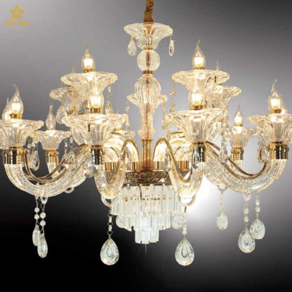 Đèn Chùm Pha Lê Tân Cổ Điển 620
