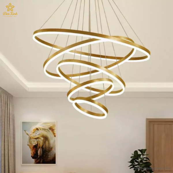 Đèn Thả 5 Vòng Led
