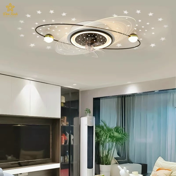 Quạt Ốp Trần Đèn HT218