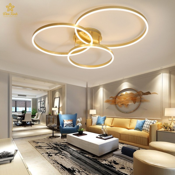 Đèn Ốp Trần 3 Vòng Led 521