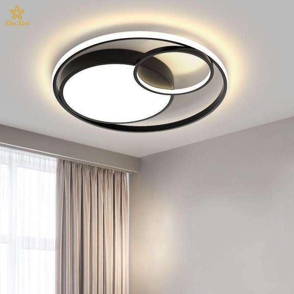 Đèn Ốp Trần Trắng Đen 581/500