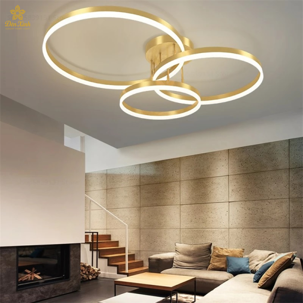 Đèn Ốp Trần 3 Vòng Led 521