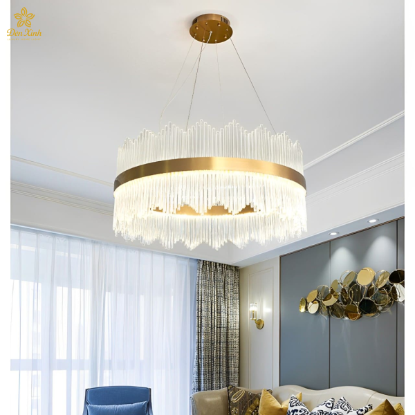 Đèn Thả Pha Lê Vương Miệng 1502
