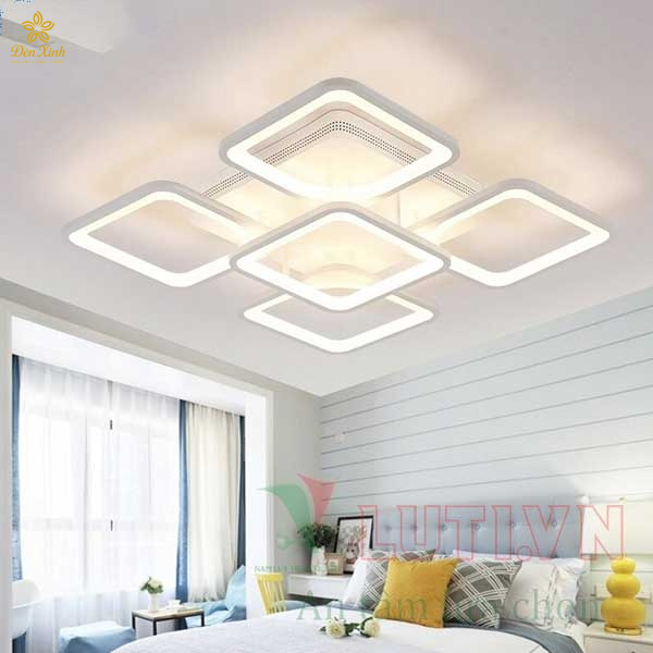 Đèn Ốp Trần 8 Cánh Vuông 600