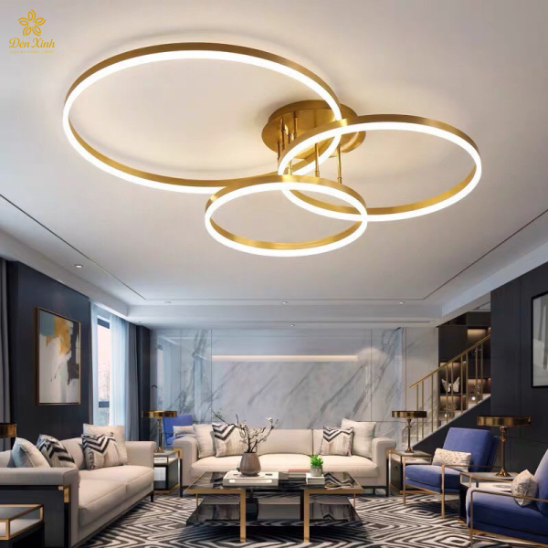 Đèn Ốp Trần 3 Vòng Led 521